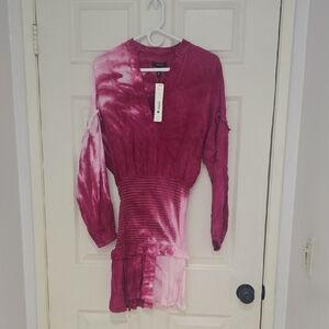 Aqua Vivid Pink Dress XS NWT